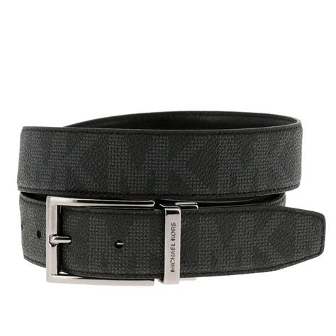 michael kors mens belt black|black designer belts men's.